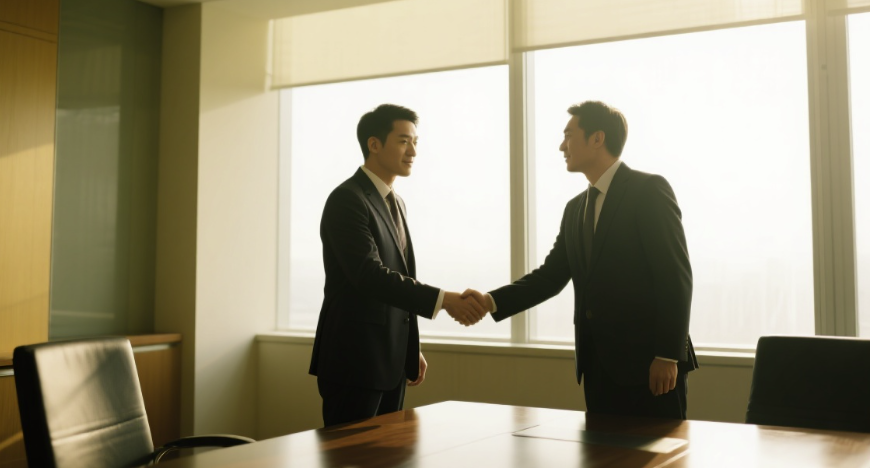 Team of financial professionals working together to provide loan solutions